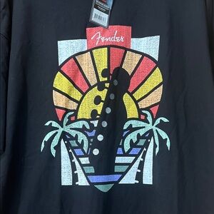 Fender Sunset Graphic Black Tee